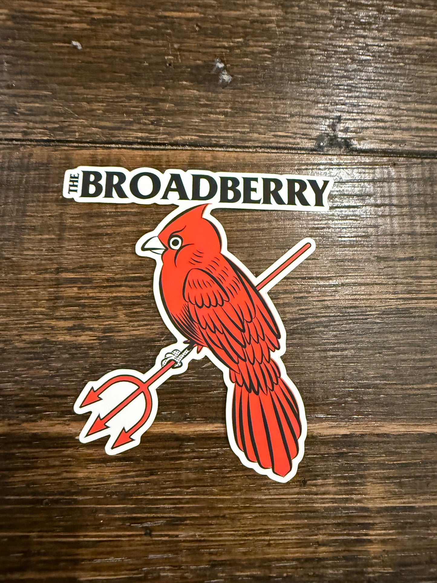 Broadberry Cardinal Sticker