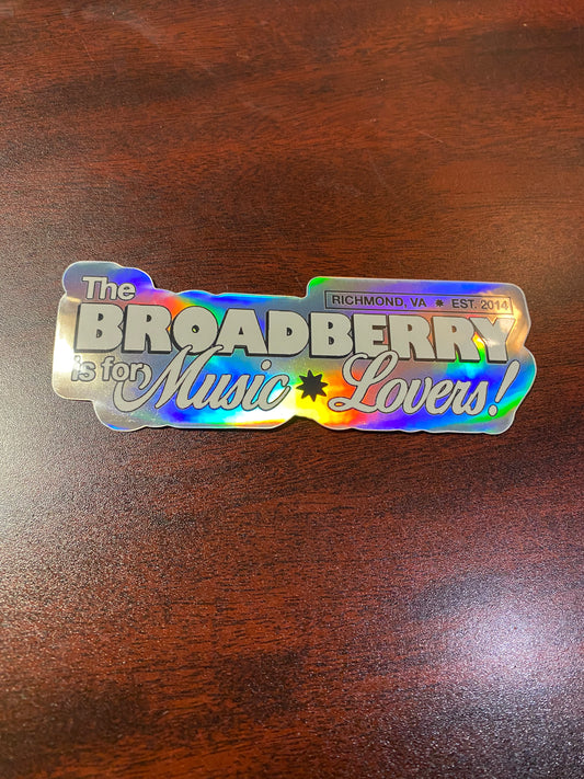 Broadberry Holographic Sticker